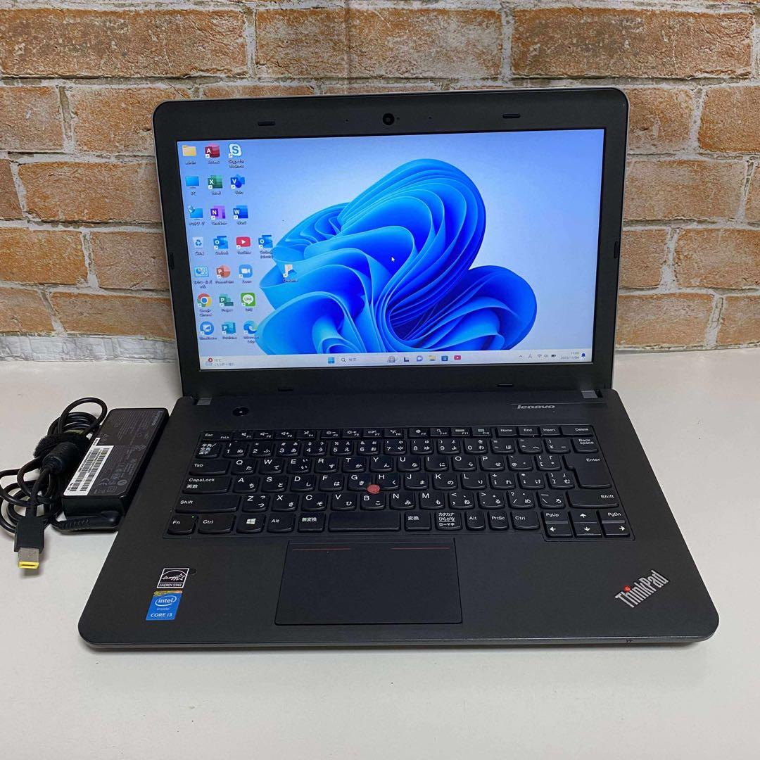LENOVO ThinkPadノート PC Core i3 オフィス2024年