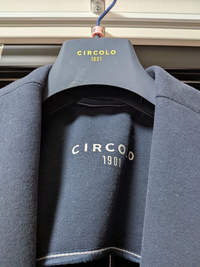 【極美品】CIRCOLO 1901 ネイビー テーラードジャケット