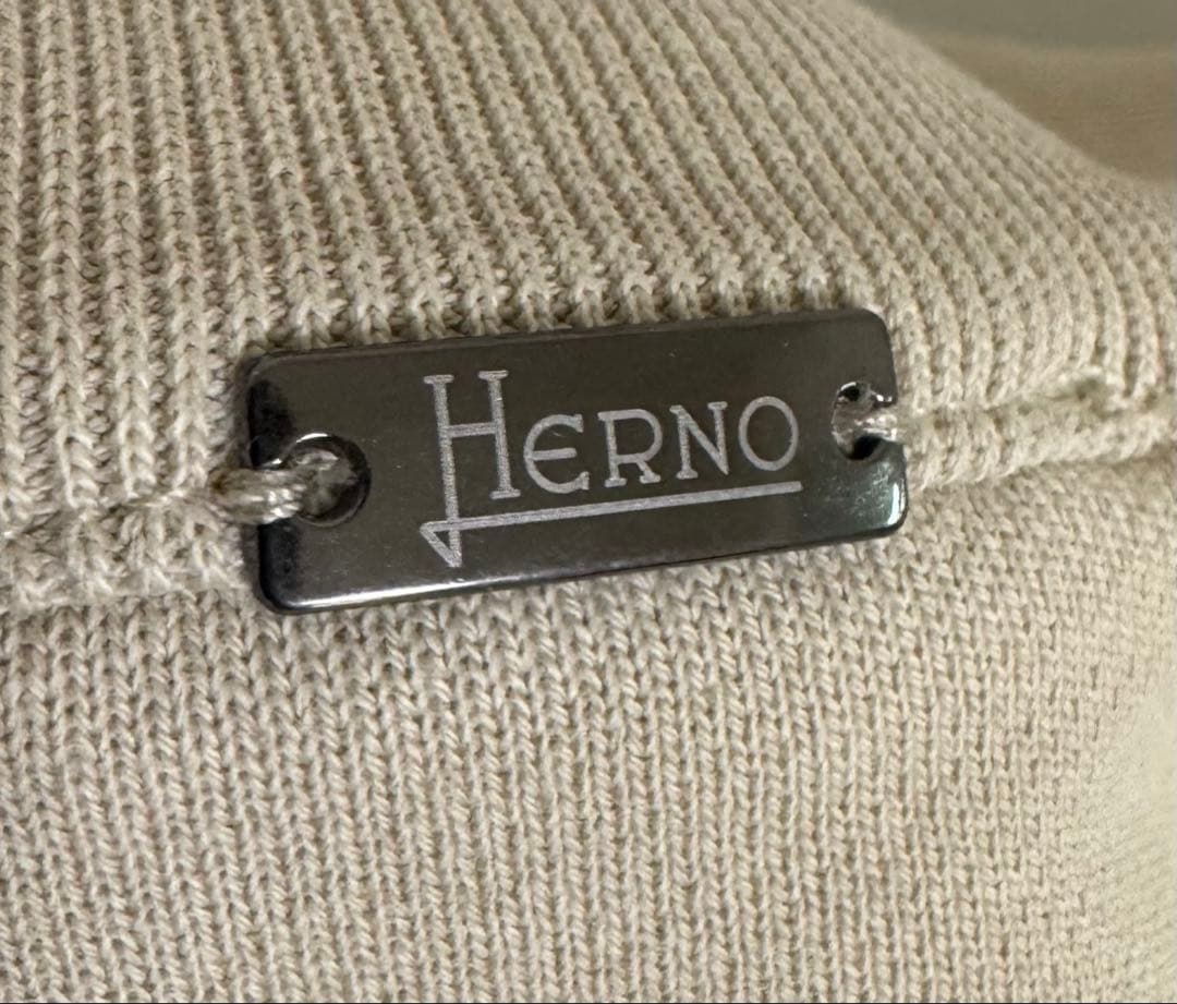 【美品】HERNO ヘルノ スウェットブルゾン 46
