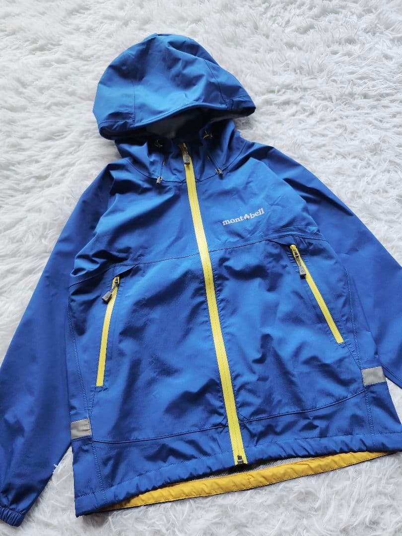美品　モンベル レイントレッカー 130cm　レインウェア　上下セット