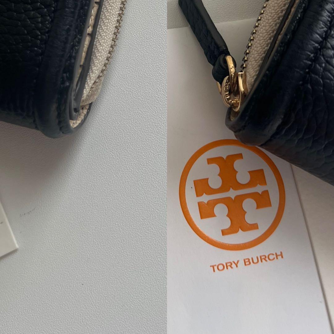 160 美品 TORYBURCH トリーバーチ 2つ折り財布