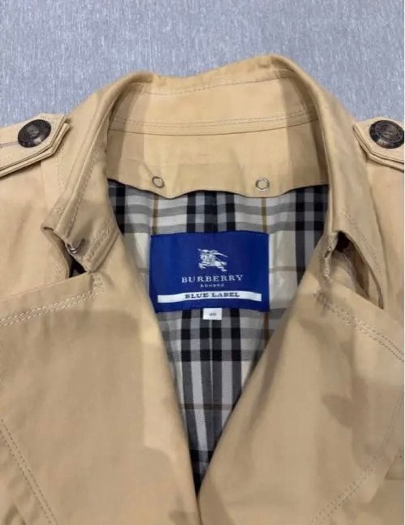 BURBERRY ブルーレーベル　ベージュ トレンチコート