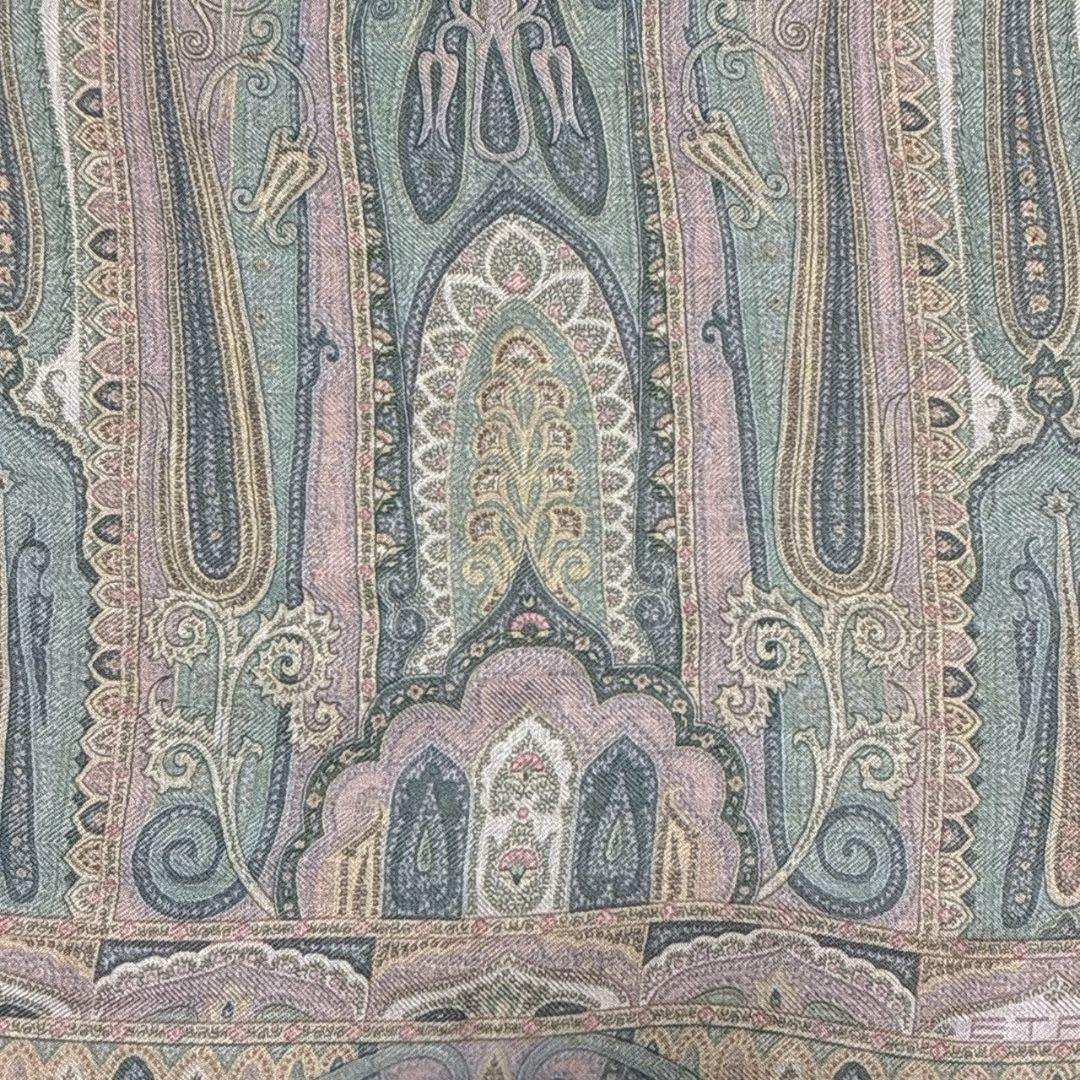 美品✨ETRO エトロ シルク 大判ストール スカーフ ペイズリー イタリア