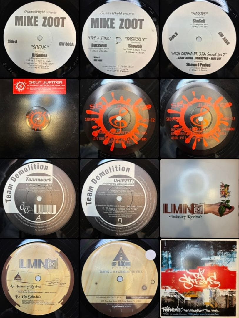 UNDERGROUND HIPHOP 20枚まとめ売り