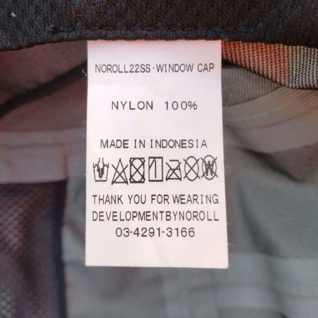 カ*ン様 NOROLL 22SS WINDOW Long-bill Cap　ロン