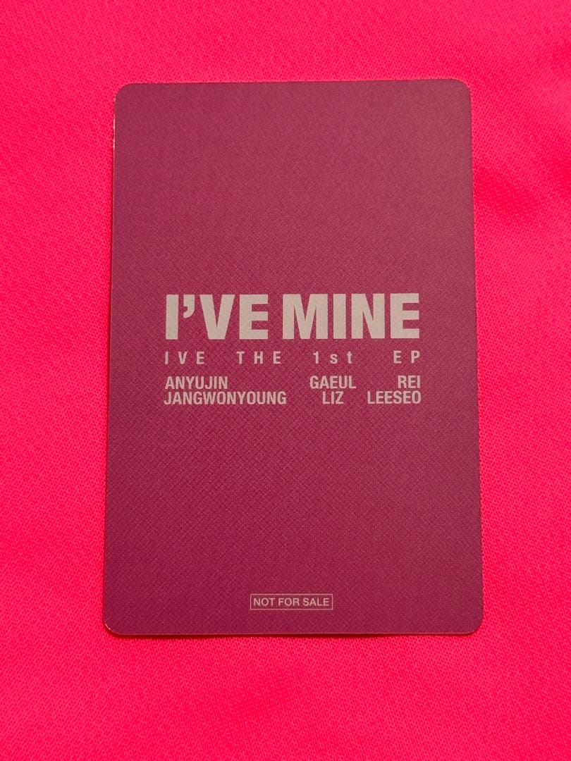 IVE mine ウォニョン トレカ 会場限定 福岡
