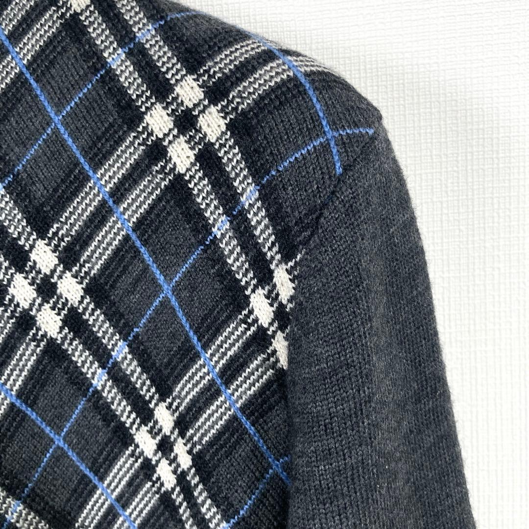 【希少】美品 BURBERRYチェック カーディガン ヴィンテージ SPサイズ
