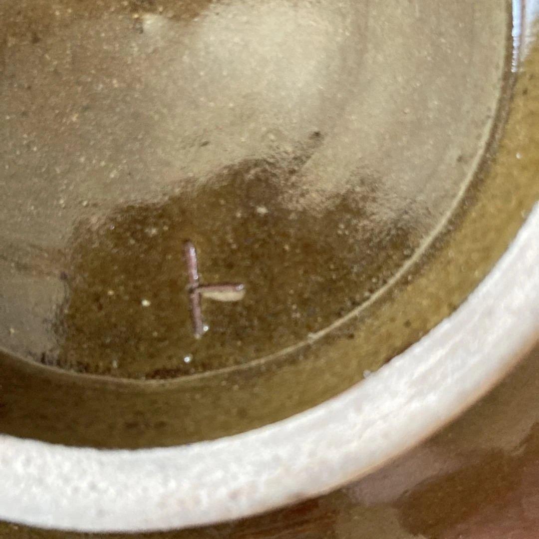 壺屋焼 沖縄 やちむん 金城敏夫作　魚紋飾皿　父 金城次郎　 ※値引不可