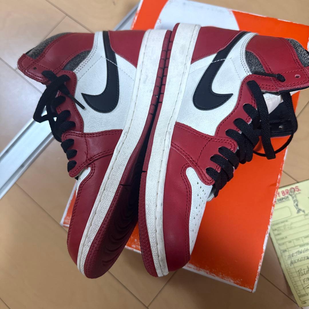 慧*橋様 Air Jordan 1 ホワイト/レッド/ブラック ハイカット