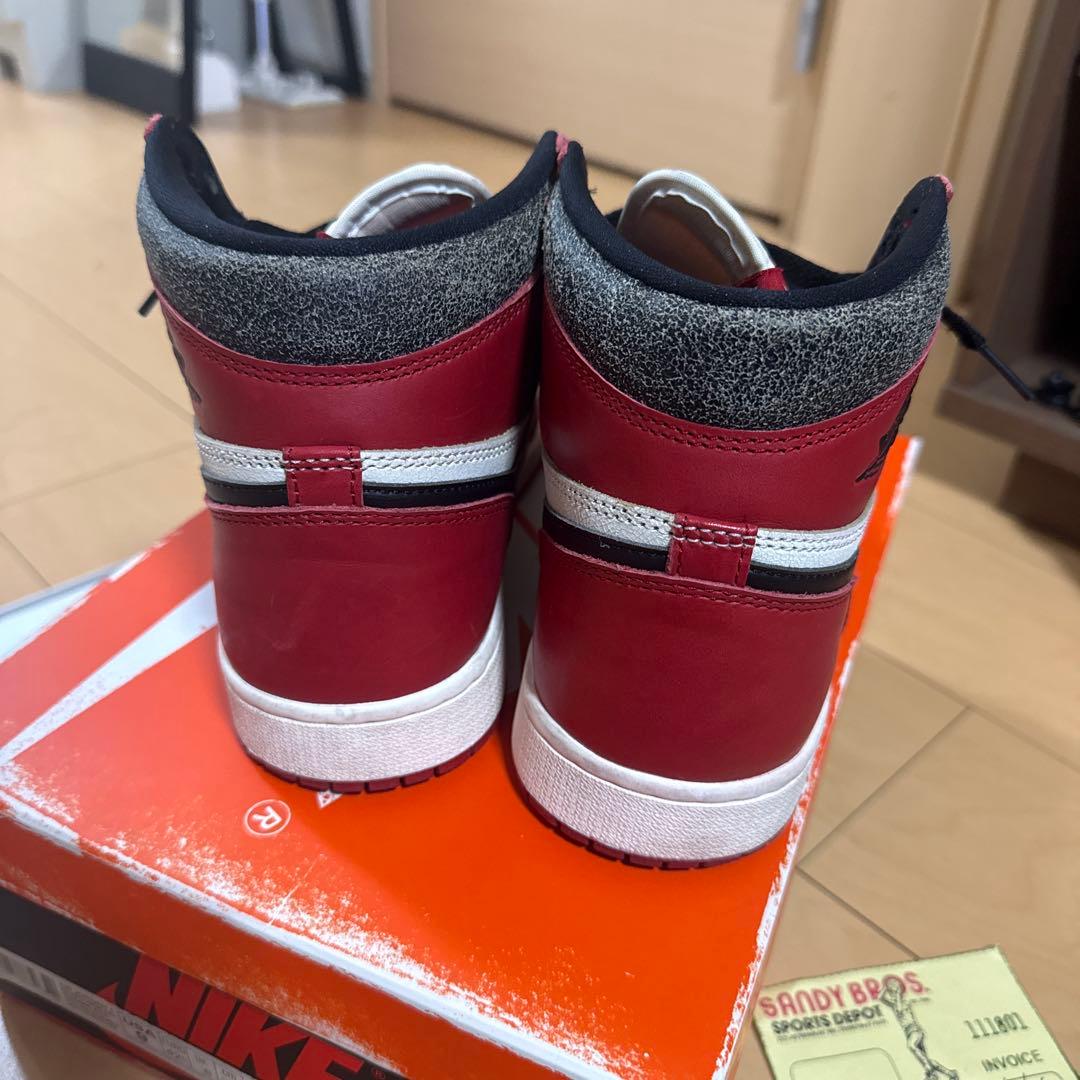 慧*橋様 Air Jordan 1 ホワイト/レッド/ブラック ハイカット