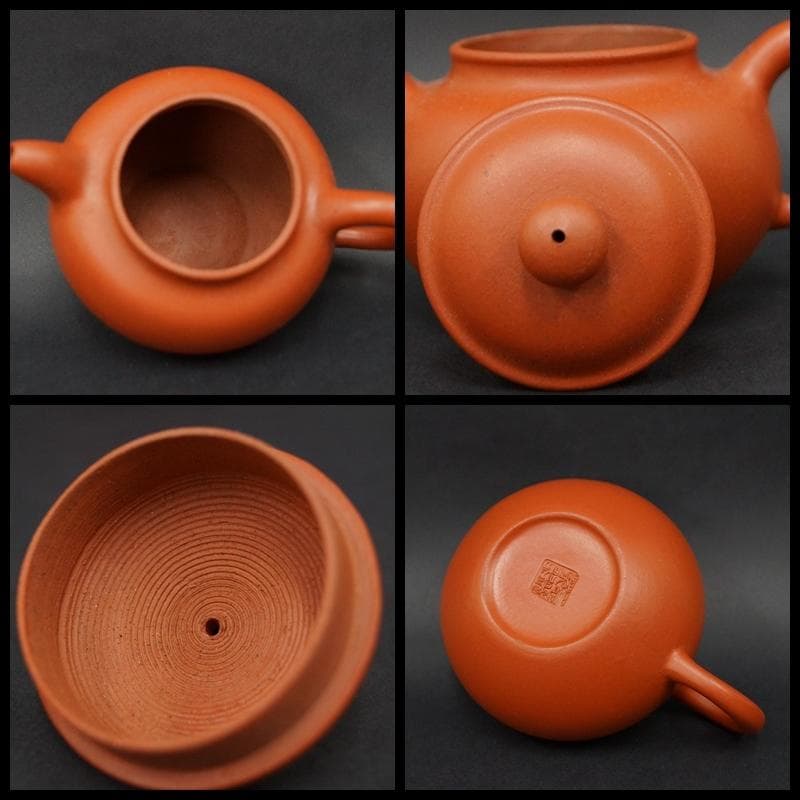 朱泥紫砂 急須 在銘/ 茶道具 煎茶道具