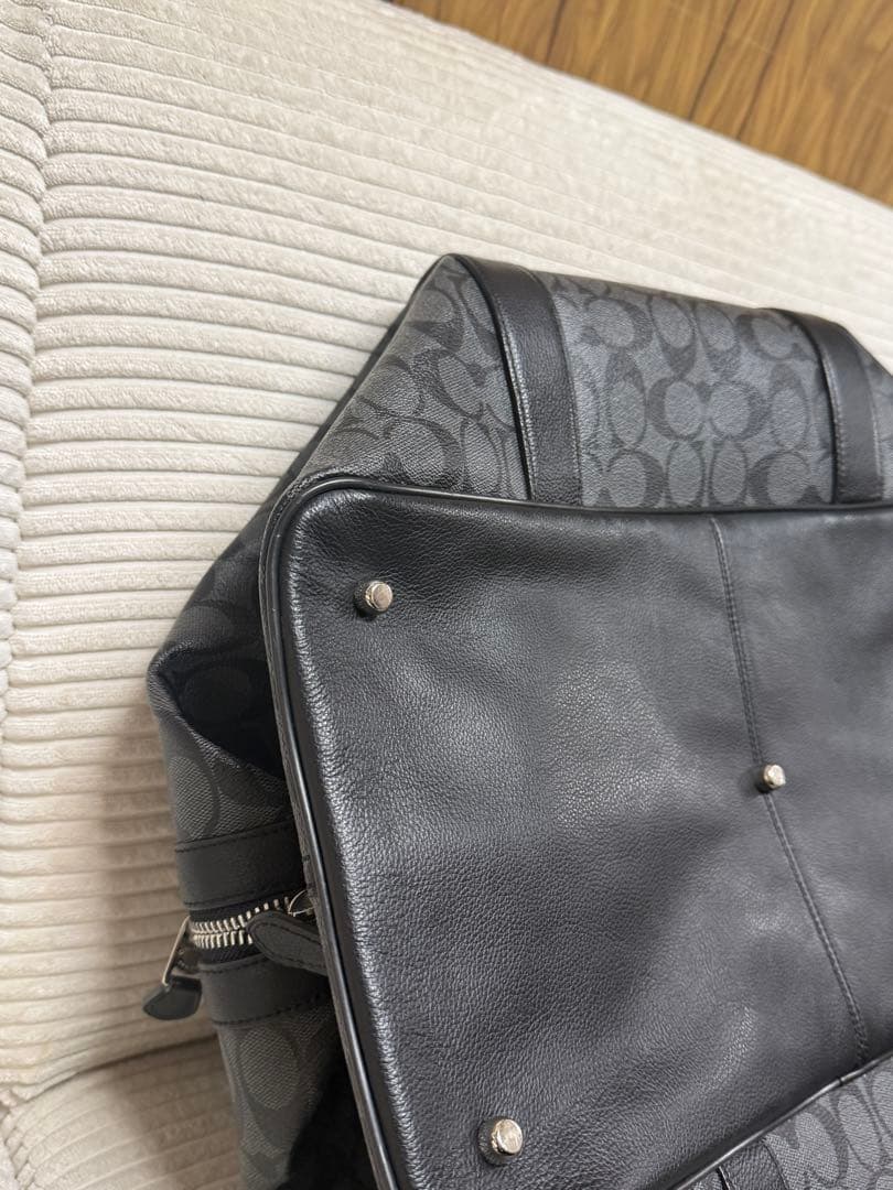 Coach ブラック ボストンバッグ【2】¨̮⃝