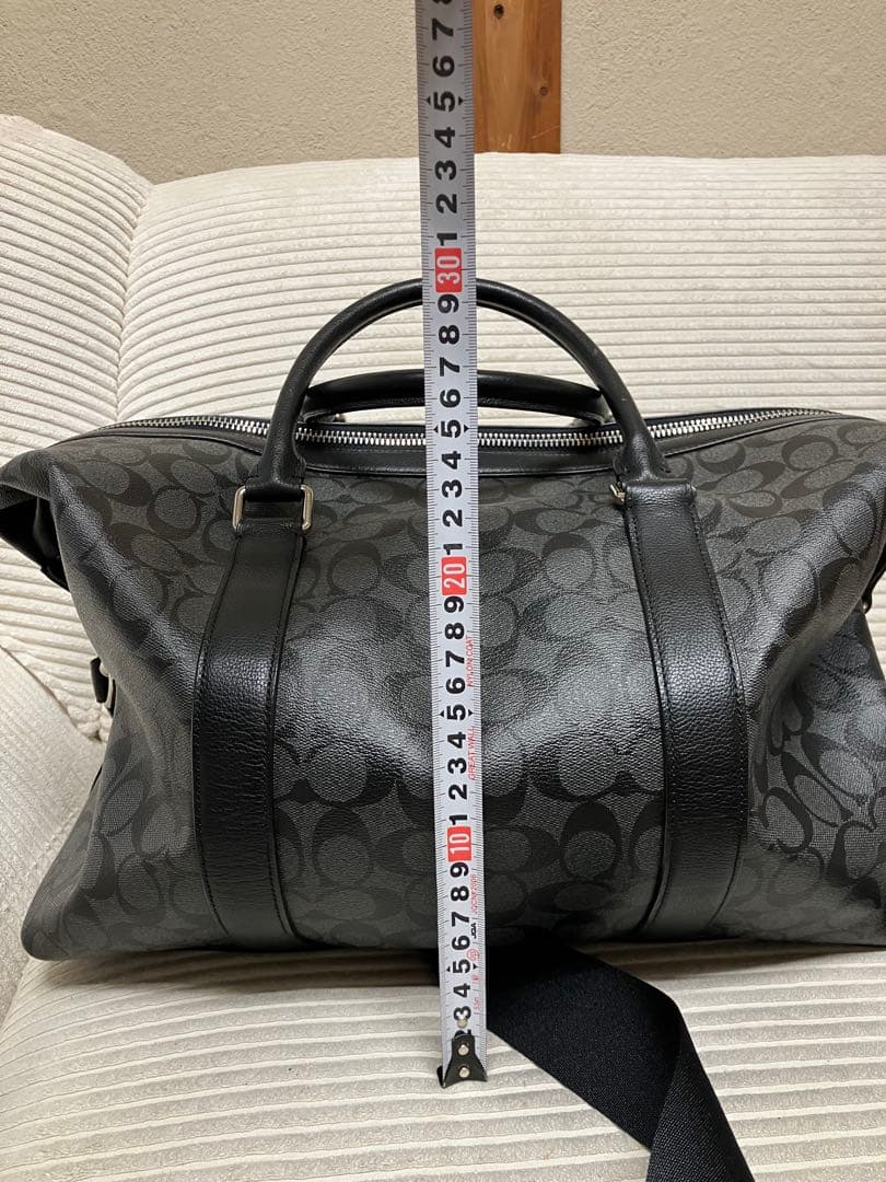 Coach ブラック ボストンバッグ【2】¨̮⃝
