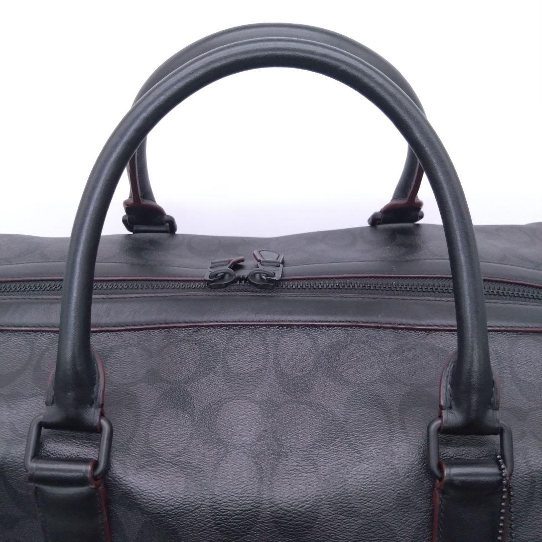 【美品】COACH ボストンバッグ F23207 2WAY 大容量 シグネチャー