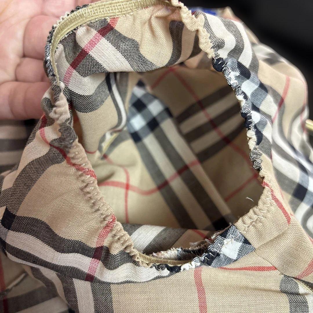 BURBERRY ブルーレーベル ノバチェック ワンピース 38 ポリエステル毛