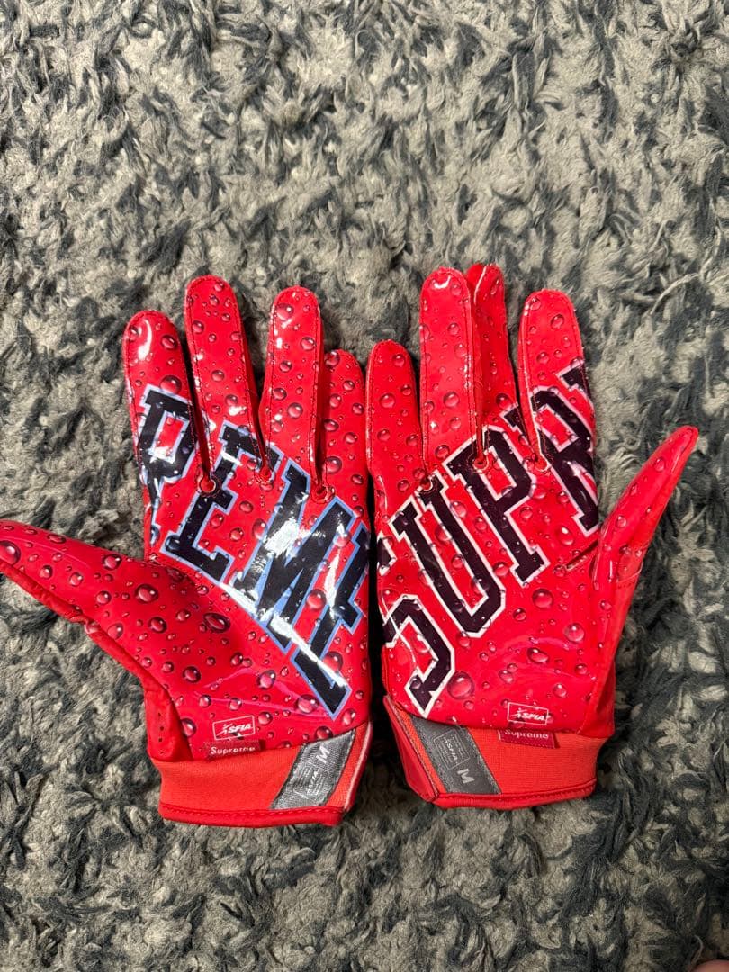 Nike Supreme アメリカンフットボールグローブ Mサイズ
