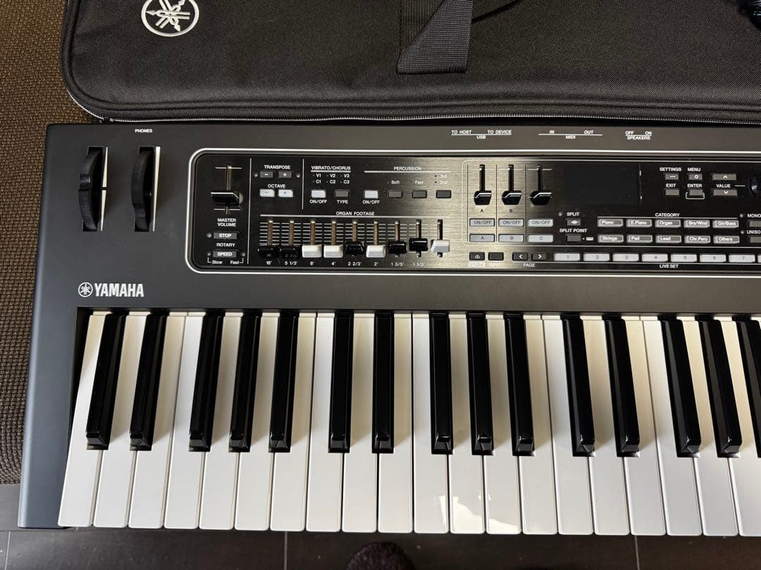 YAMAHA CK61 純正ケースセット ステージキーボード 新品同様