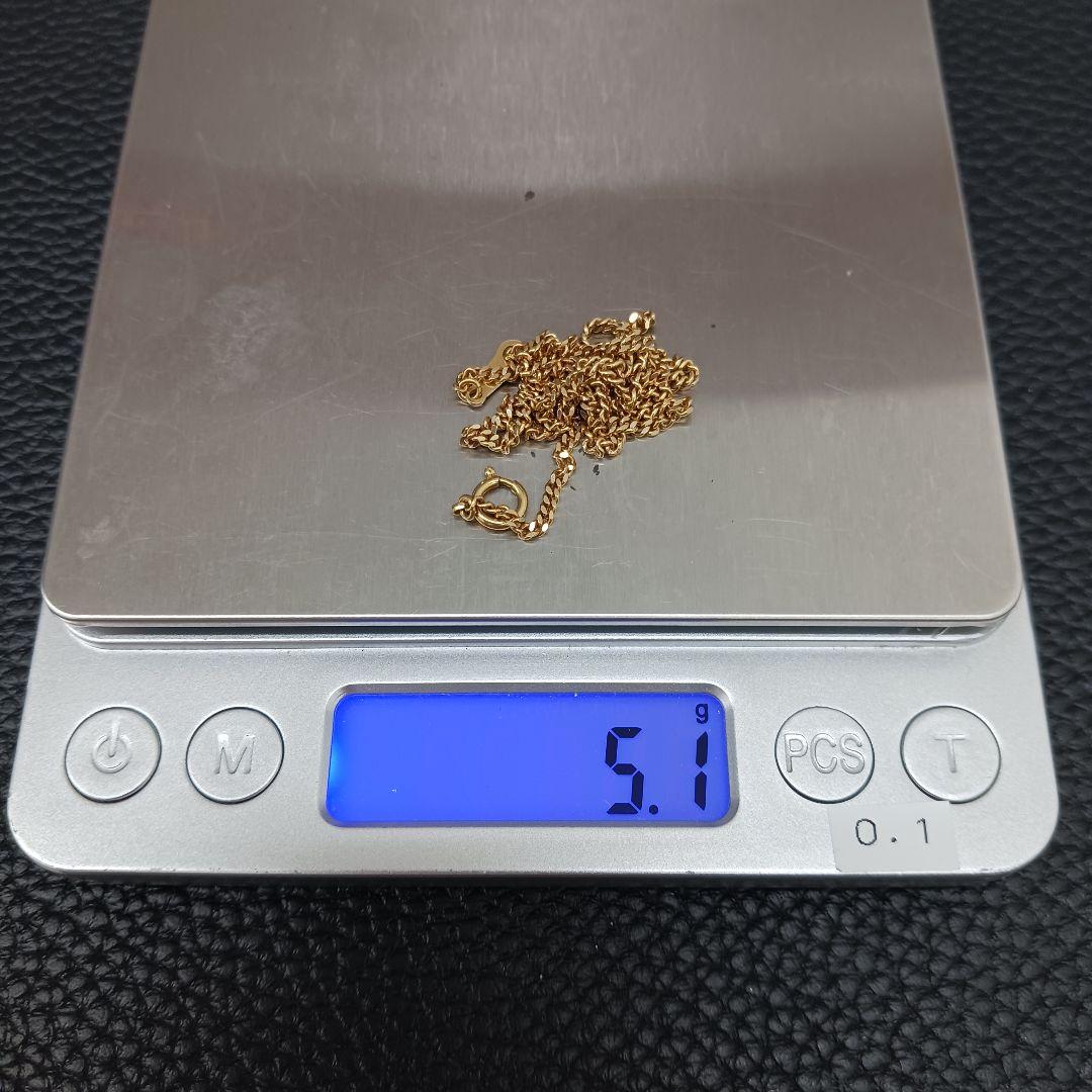 (B031901) K18 YG 喜平2面シングル ネックレス アクセサリー