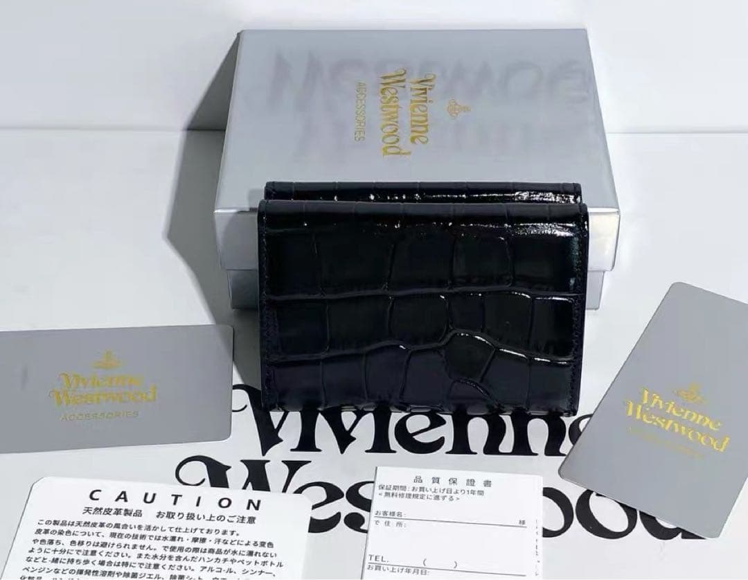 Vivienne Westwood 三つ折り財布 ブラック ＃22332