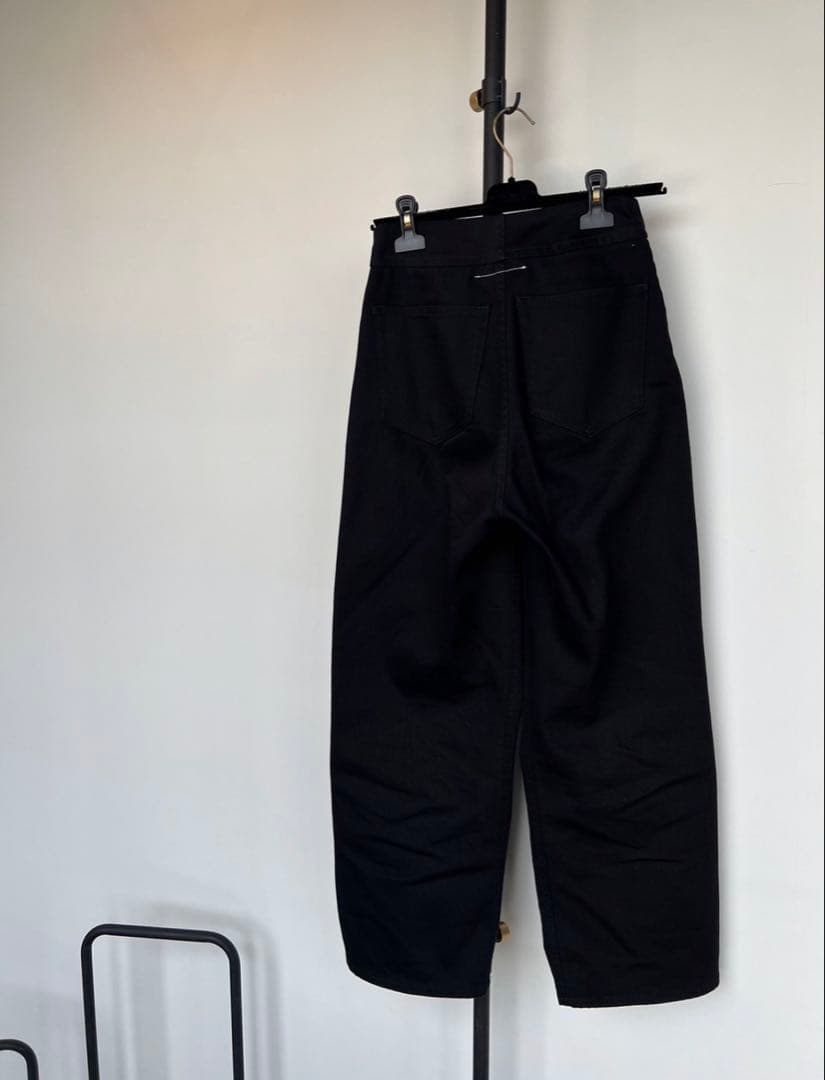MM6 Maison Margielaマルジェラ　コットンブラックパンツ