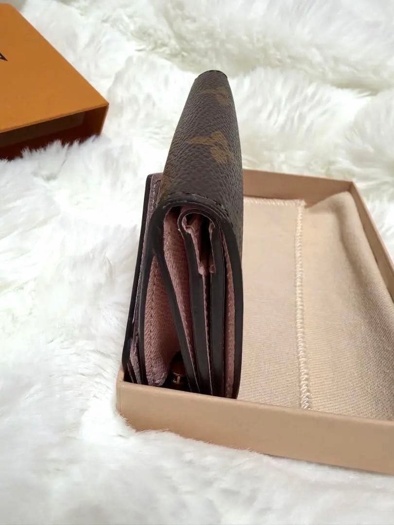 美品　LOUIS VUITTON ポルトフォイユ・ゾエ モノグラム　ピンク