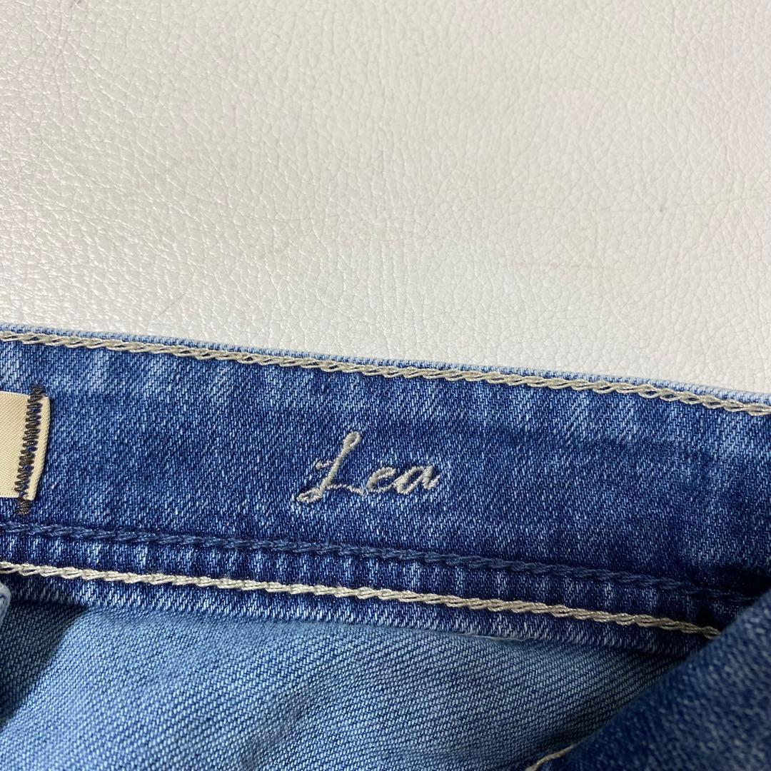 美品 YANUK ヤヌーク LEA ボーイズストレート デニムパンツ 25