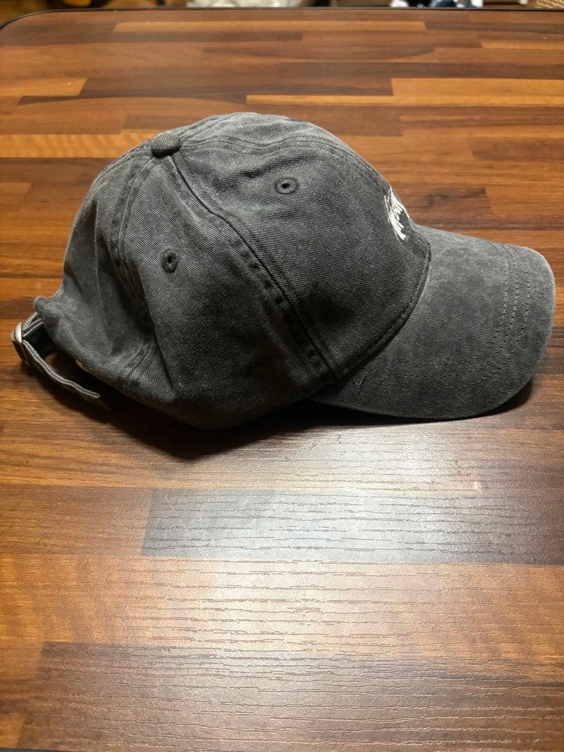 Stussy グレー キャップ ウォッシュ加工