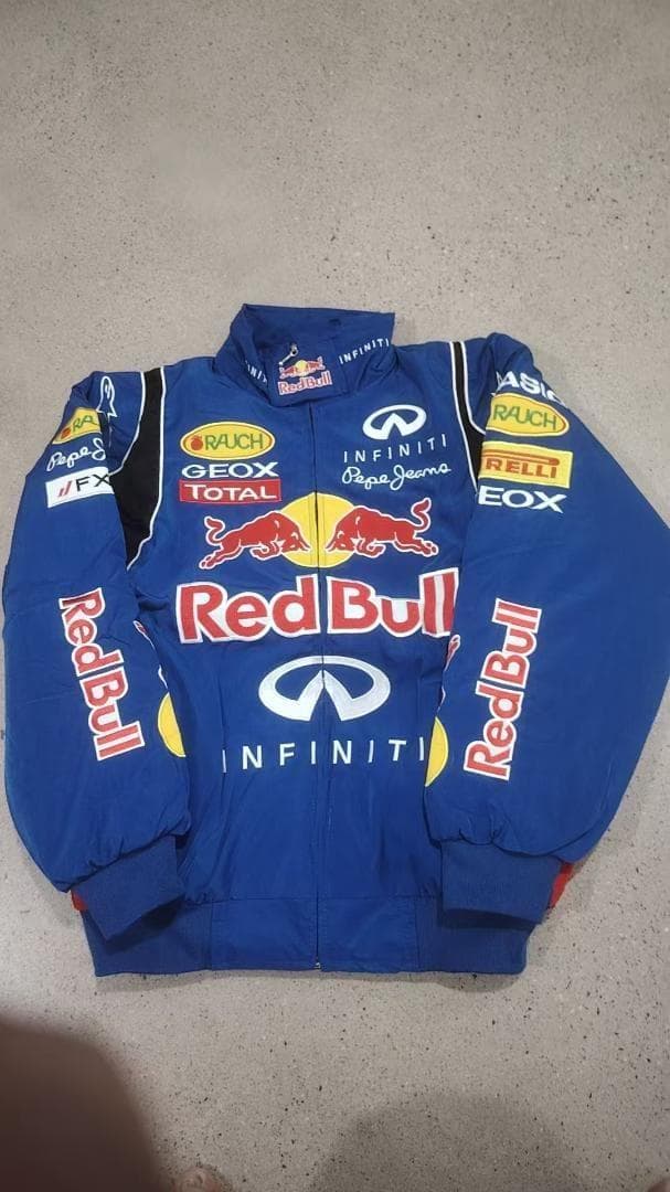 レッドブルRED BULL INFINITI F1レーシングジャケット刺繍中綿