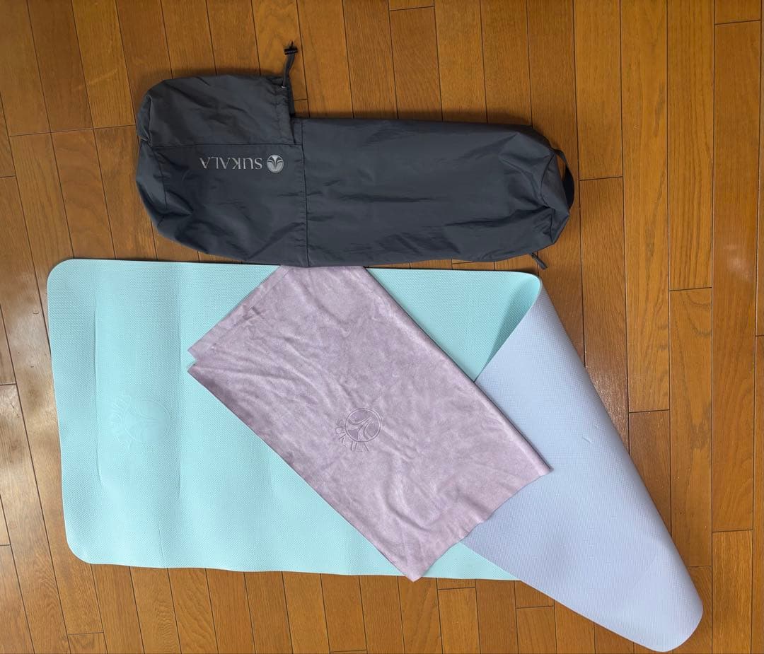 ヨガセット(マット、タオル、収納袋付き)
