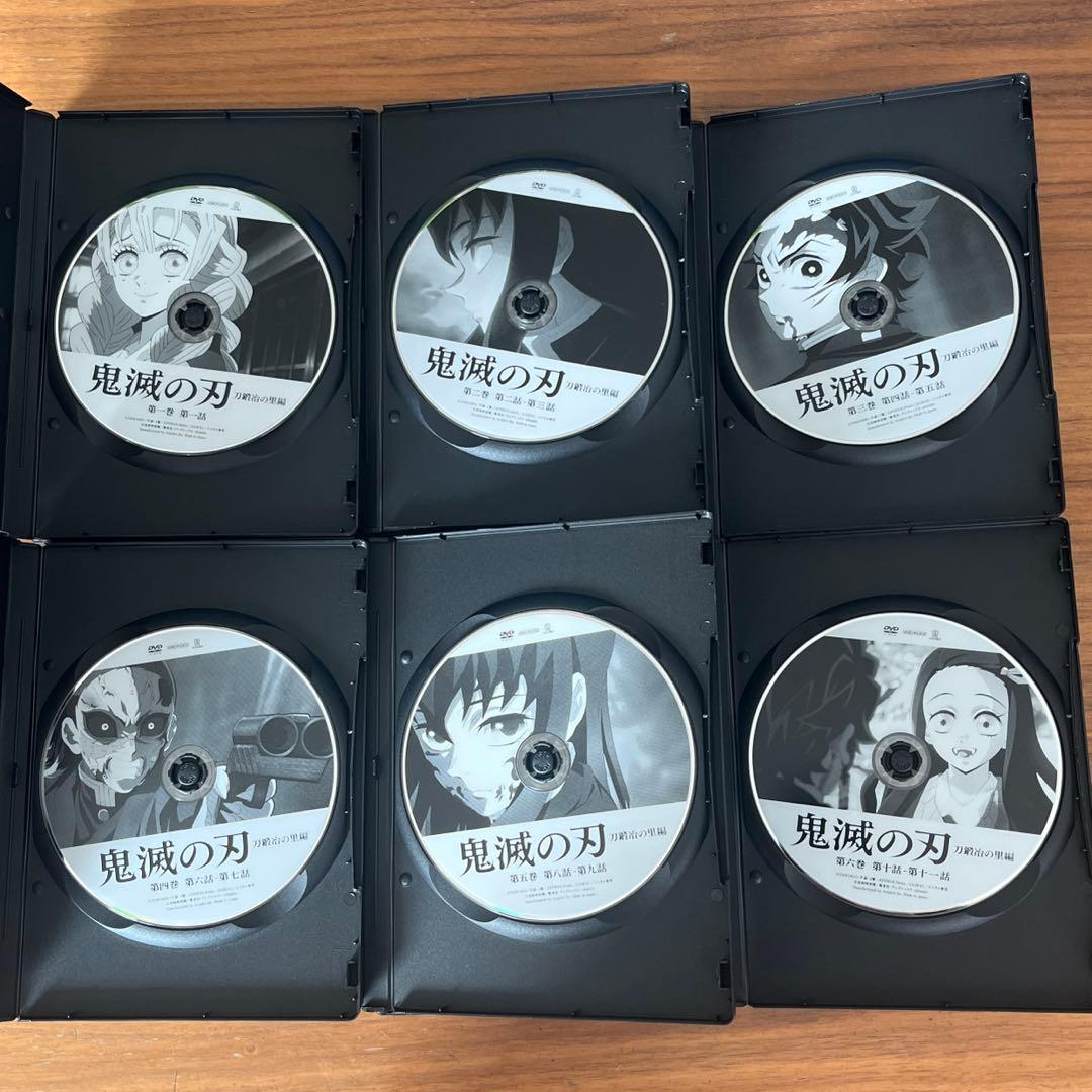 【専用出品】鬼滅の刃 刀鍛冶の里編 DVD 全6巻　全巻セット 新品ケース付き