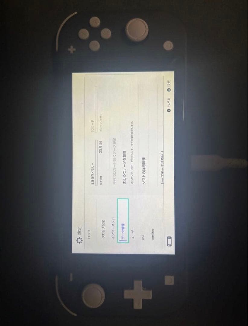 【美品】Switch Lite グレー 本体