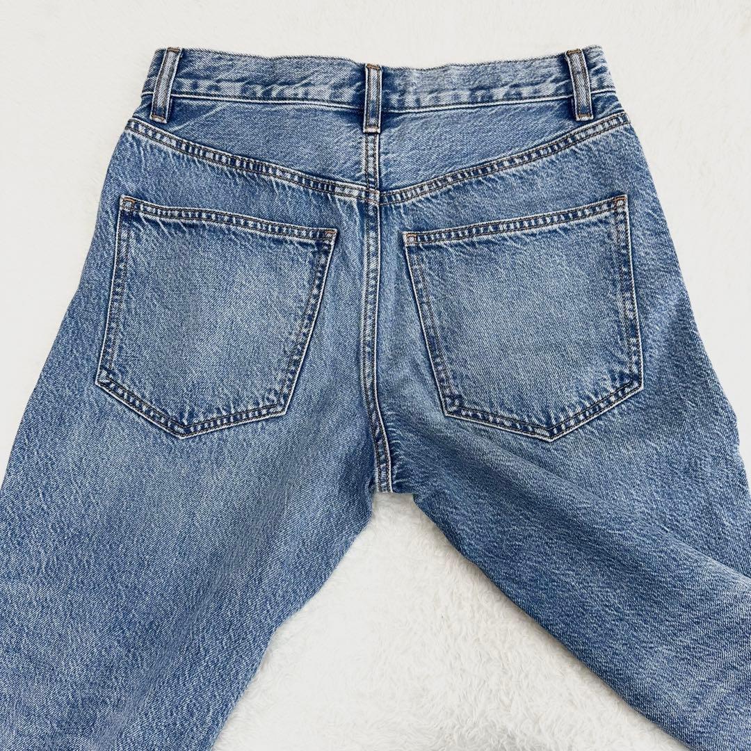 新品✨Theory セオリー 23SS ワイドストレートデニム ブルー 24
