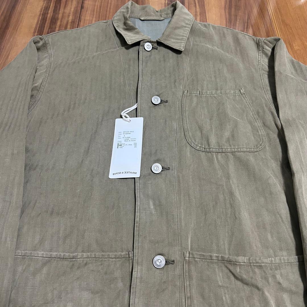 【美品】25ss MAATEE&SONS カバーオールドゥルン47 size3