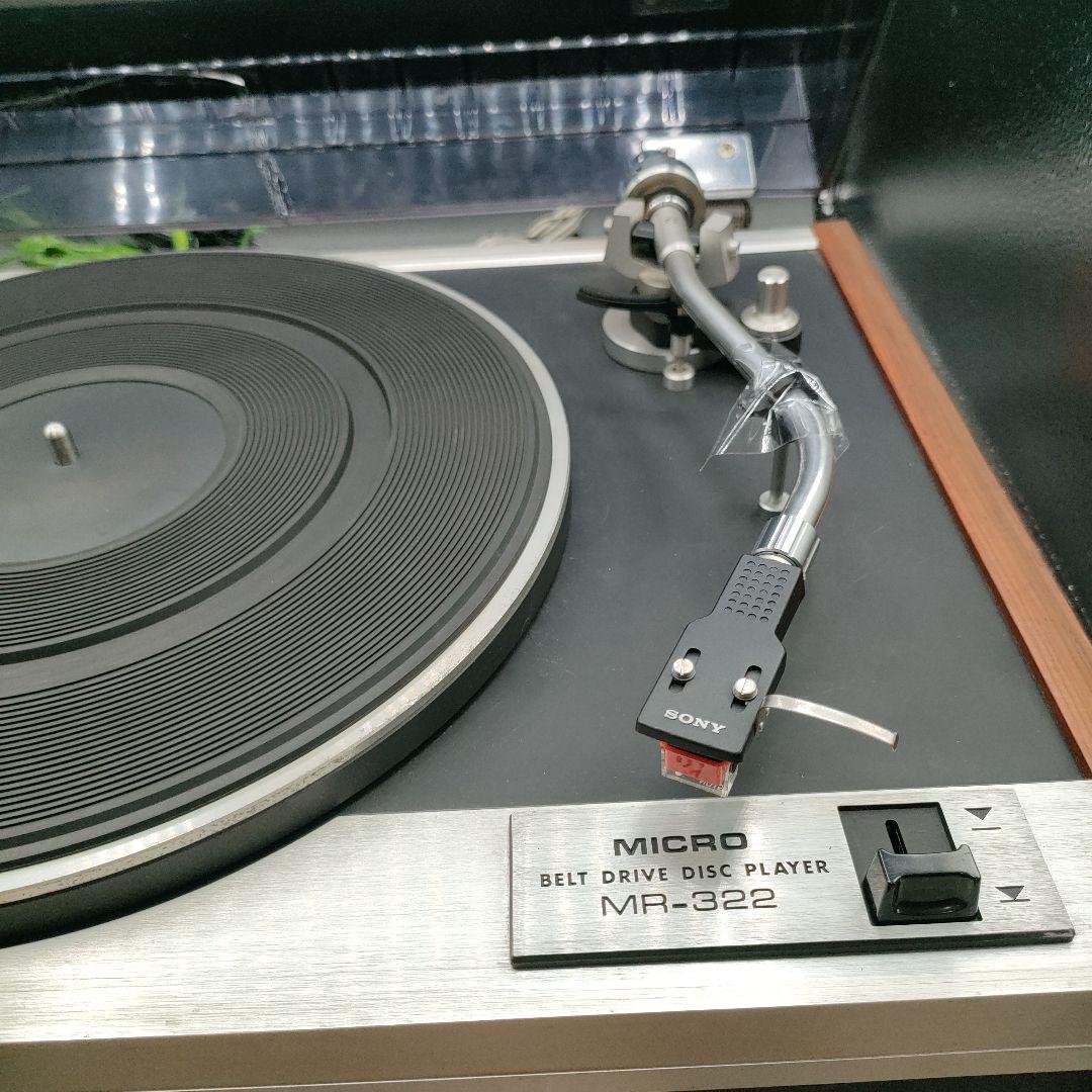 【ジャンク品】MICRO MR-322 レコードプレイヤー