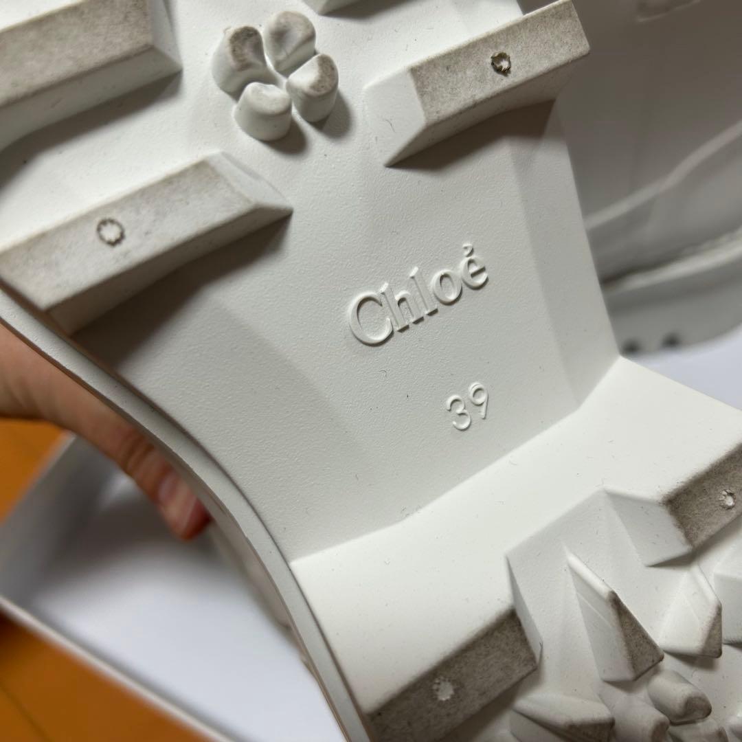 Chloé ホワイト レインシューズ