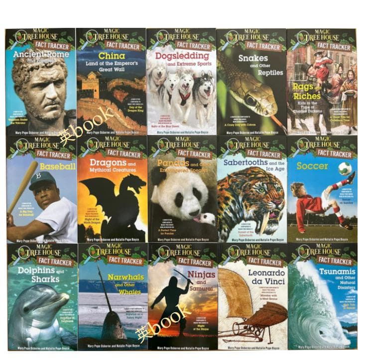 Magic Tree House Fact Tracker 絵本44冊 音源付