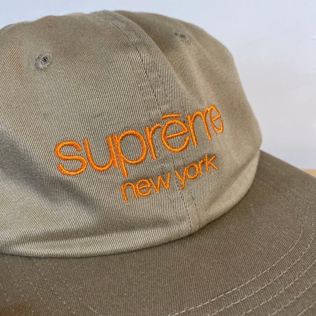 supreme シュプリーム　Classic Logo Cap ベージュ
