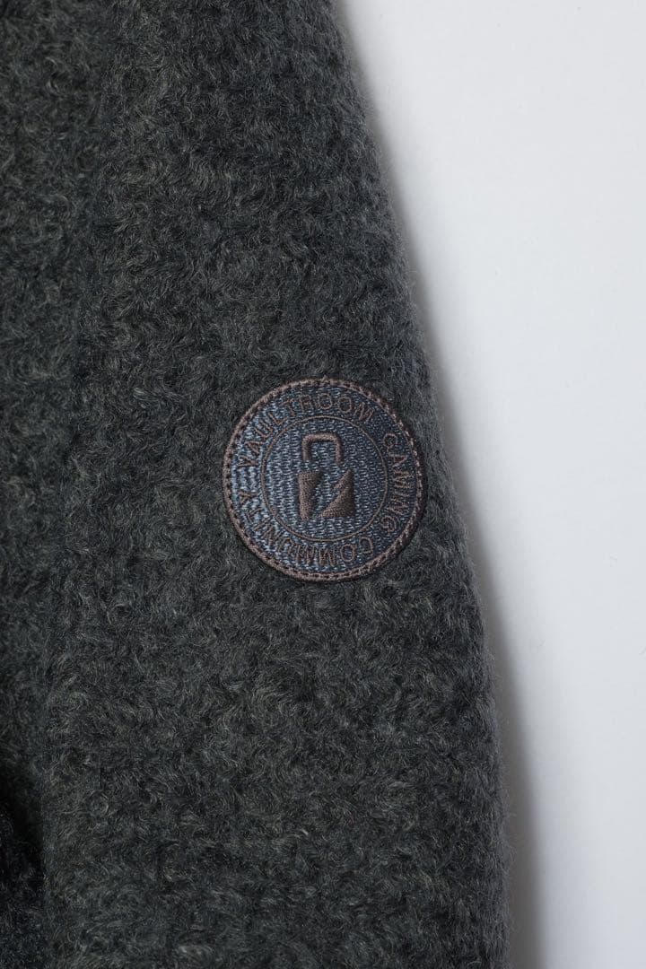 Lサイズ VAULTROOM HALF ZIP BOA JACKET グレー