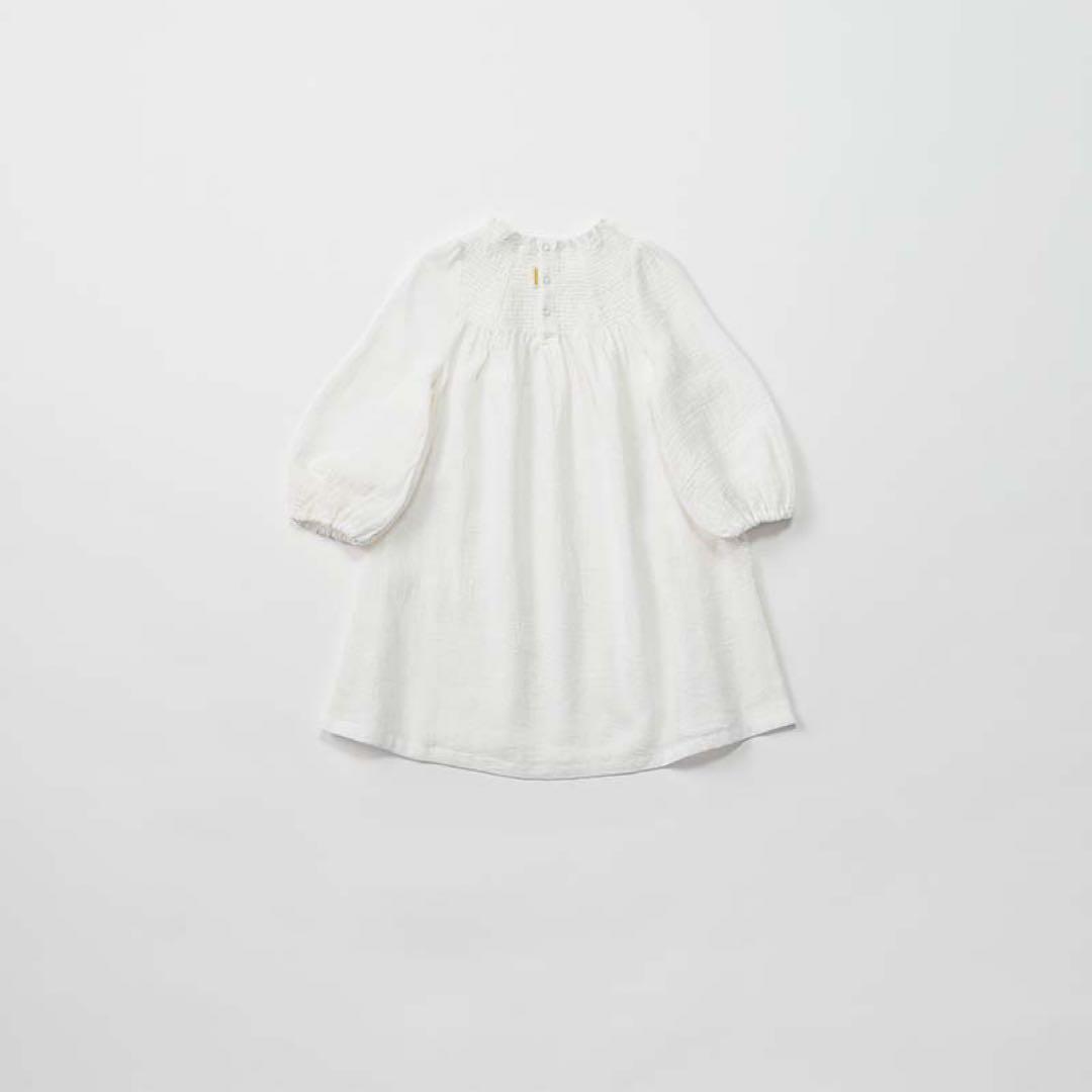Marlmarl ドレス shirring white 70〜90