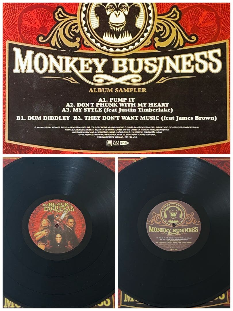 BLACK EYED PEAS ブラックアイドピース アナログレコード6枚セット