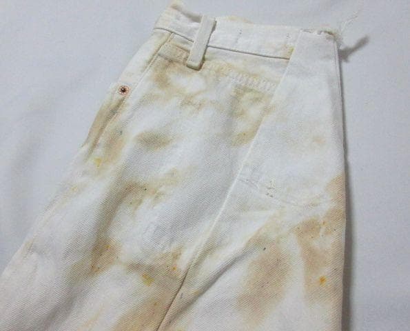 白 MALION vintage マリオンヴィンテージ デニム パンツ 25