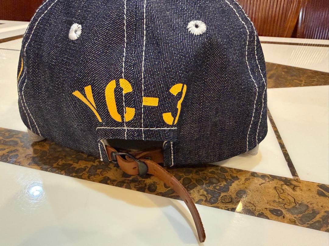 トーイズマッコイUSNデニムキャップ VC-35ロゴ付き