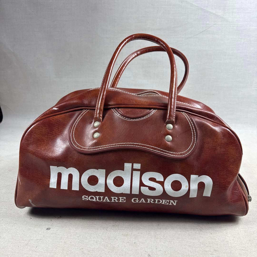 madison マジソン スクエア ガーデン マジソンバッグ 当時物 昭和レトロ
