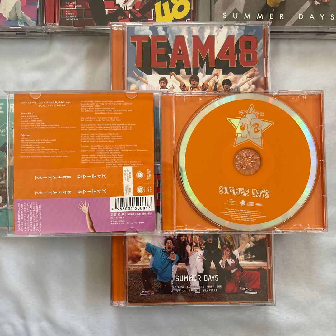 TEAM 48 SUMMER DAYS CD DVD セット