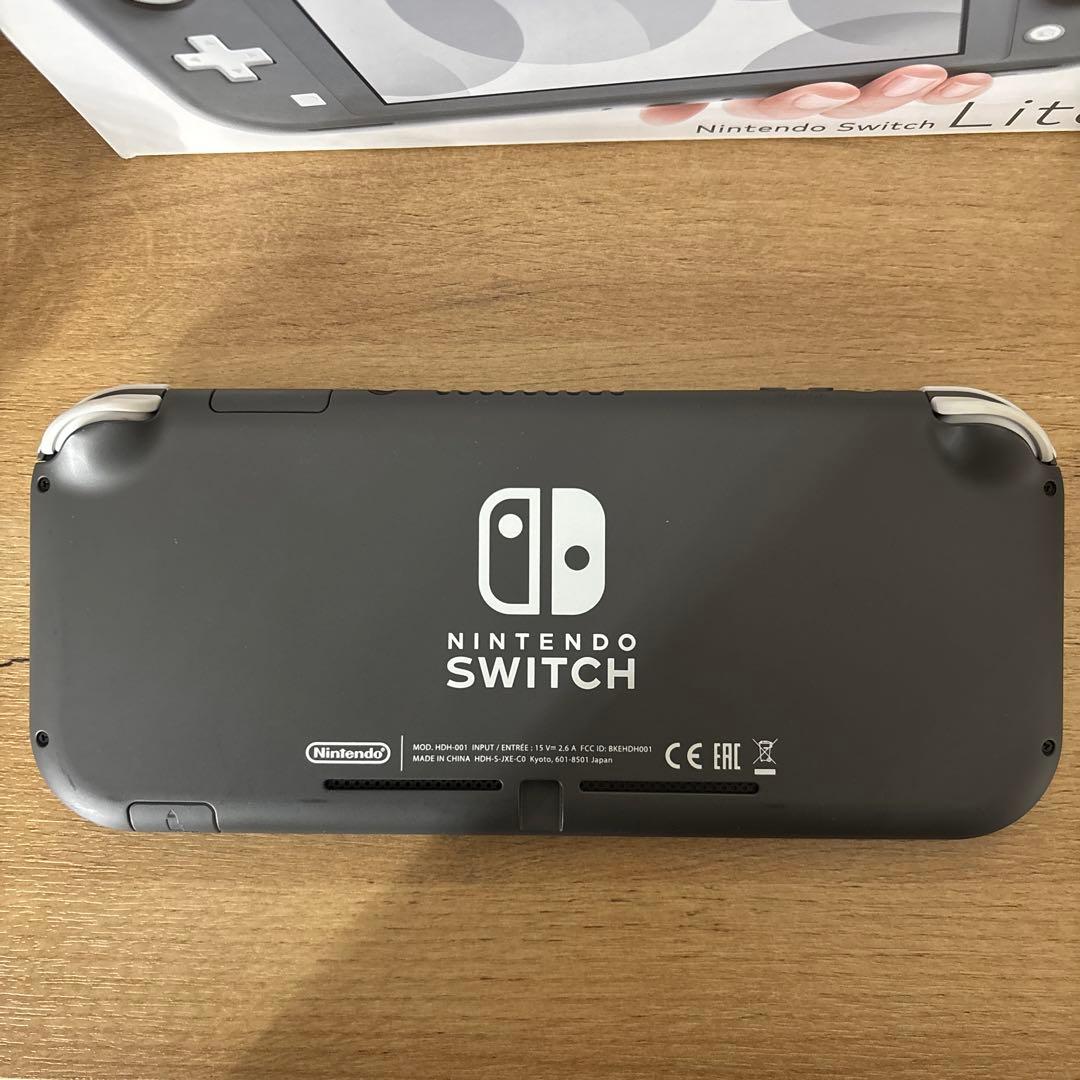 【動作良好】Nintendo Switch Lite グレー 本体＋充電器