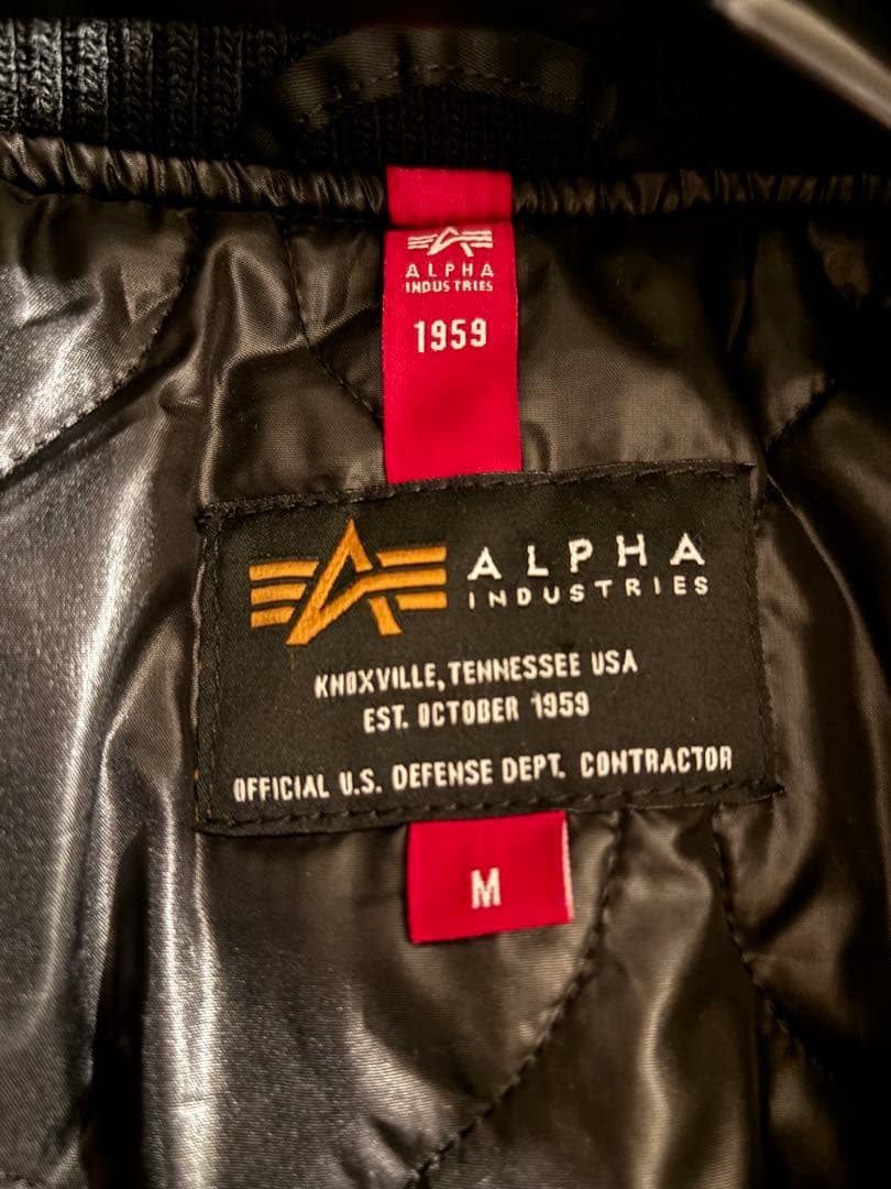 ALPHA INDUSTRIES MA-1ジャケット M ブラック