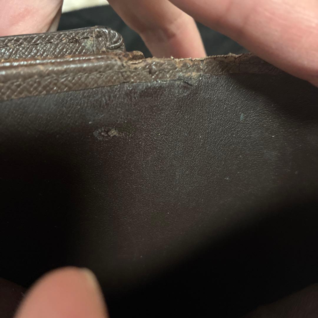 ヌシ⭐︎Louis Vuitton ダミエ 二つ折り財布