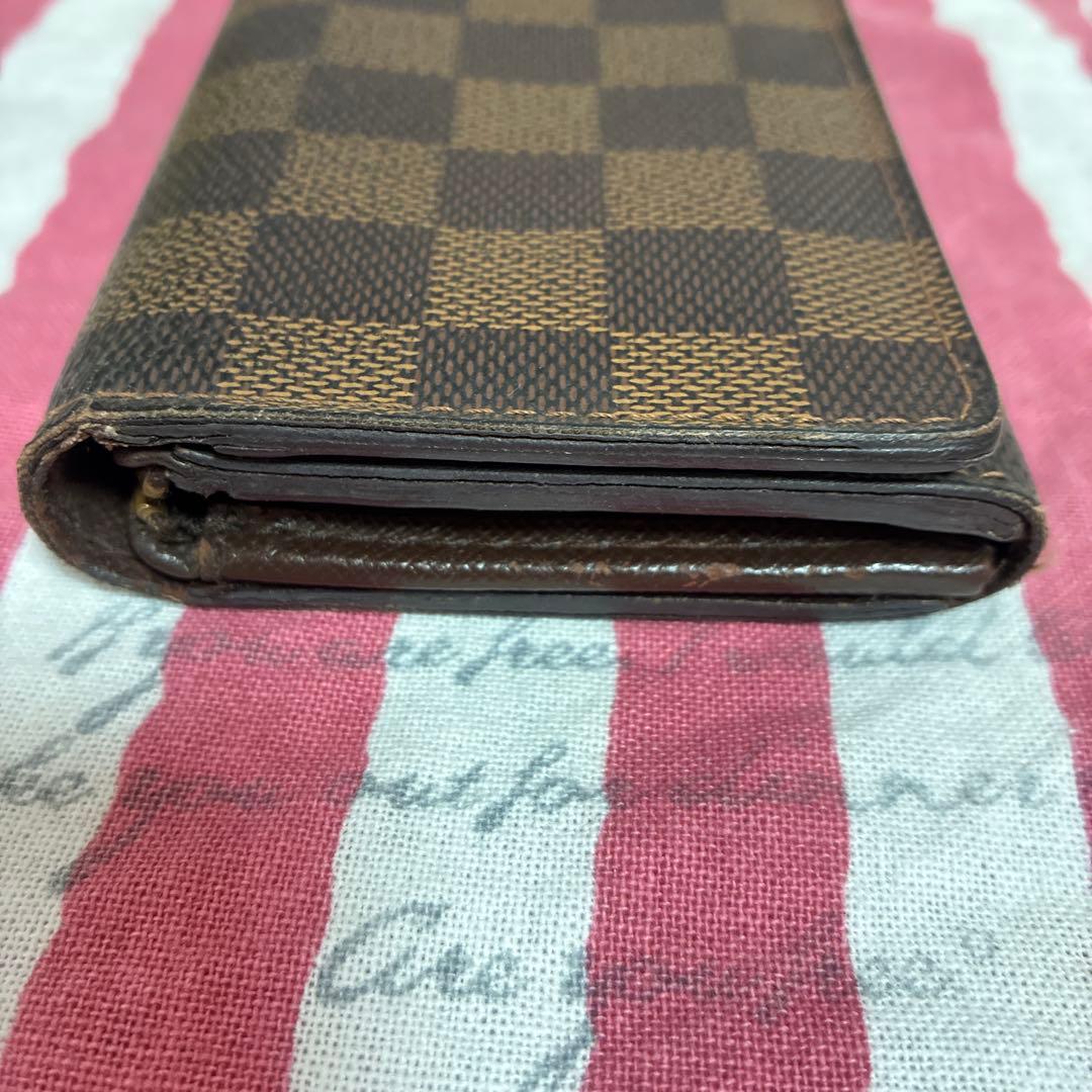 ヌシ⭐︎Louis Vuitton ダミエ 二つ折り財布