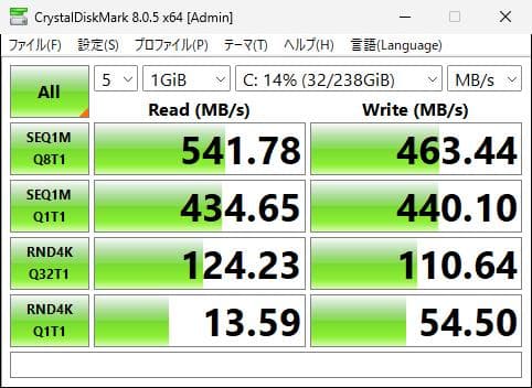 SSD256GB+HDD500GB内蔵☆Windows11 最新版 24H2