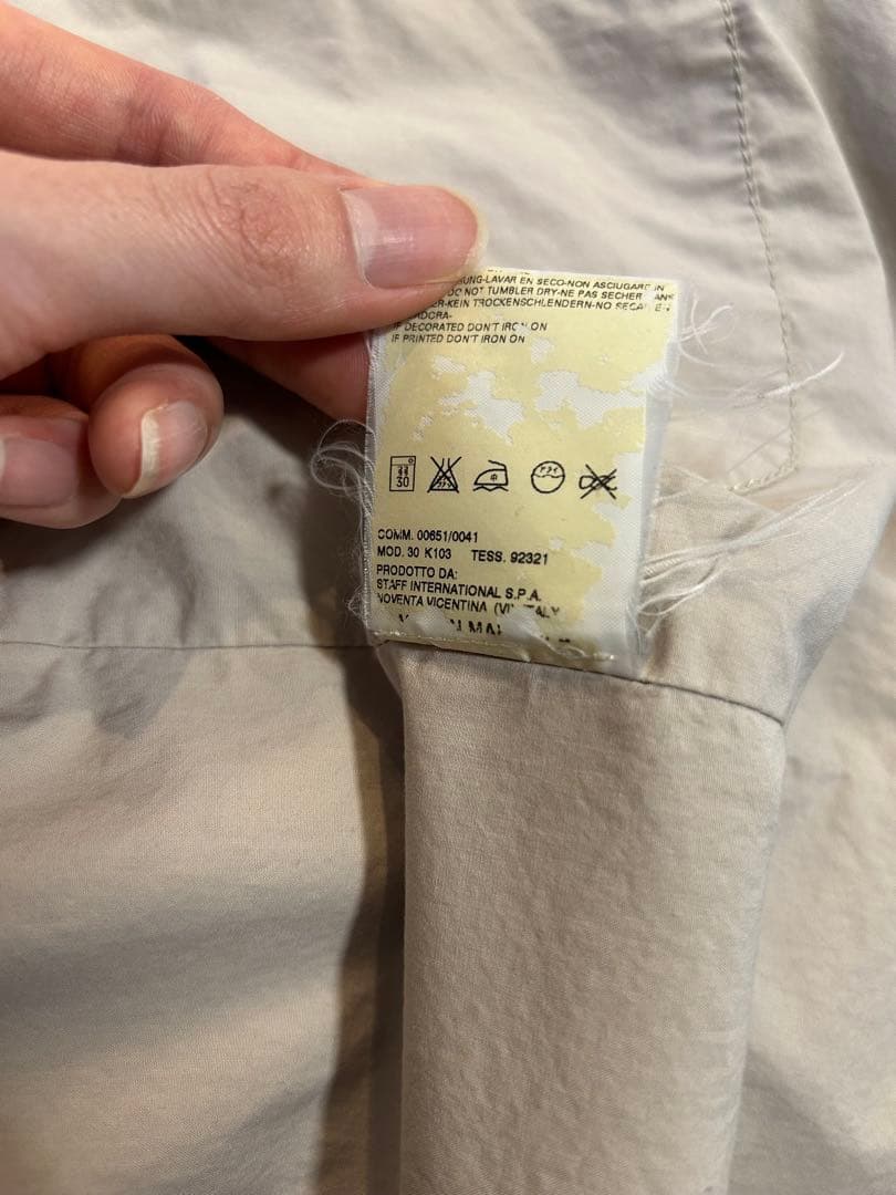 ‼️本人期 04ss‼️Martin Margiela ここのえ ブルゾン 八の字